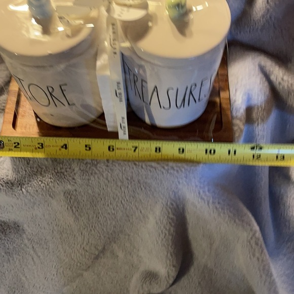 Rae Dunn Set of 2 Canisters “Treasures”&”Store” - Picture 6 of 7